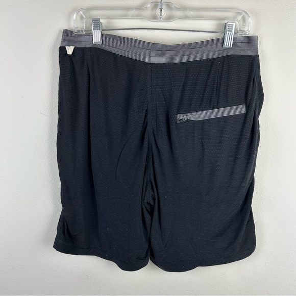 Men's Black Drawstring Shorts - Picture 11 of 14